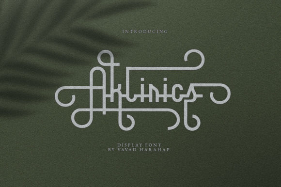 Aklirics: A Modern Display Font for Editorial Design