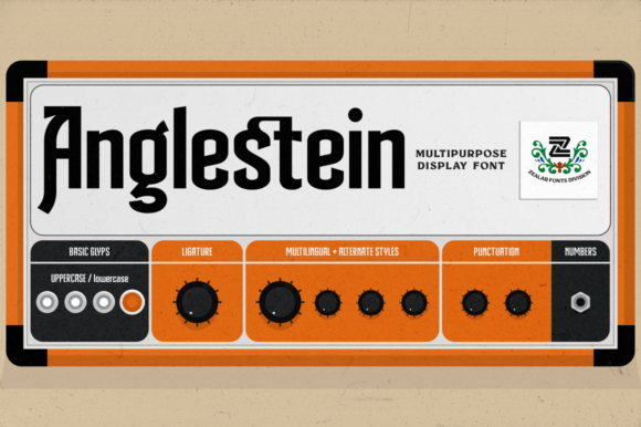 Anglestein: A Premium Display Font for Branding
