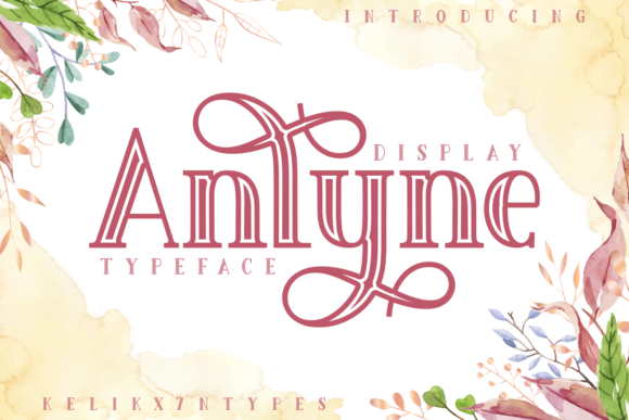 Anlyne: A Bold Display Font for Clear Campaigns