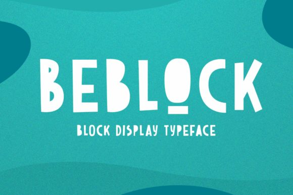 Beblock Font: A Fresh Display Typeface for Web