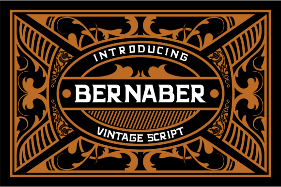 Bernaber: A Vintage Display Font for Web Design