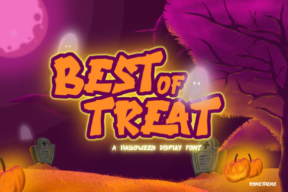 Best of Treat Font for Spooky Crafts