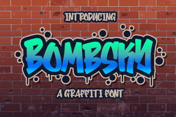Bombsky: A Bold Display Font for Web Design