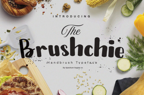 Brushchie: A Neat Display Font for Modern Branding