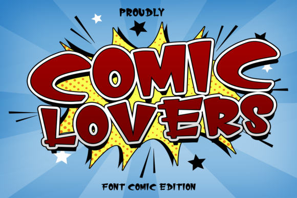 Comic Lovers: A Joyful Display Font for Your Brand