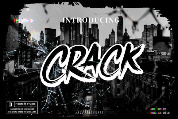 Crack: A Bold Display Font for Impact