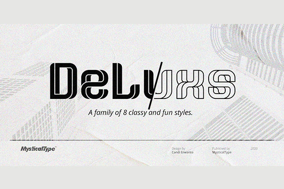 DeLuxs: A Modern Display Font for Editorial Design
