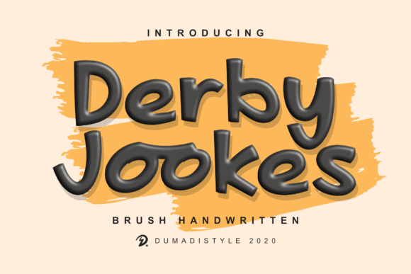 Derby Jookes: A Playful Display Font for Editors