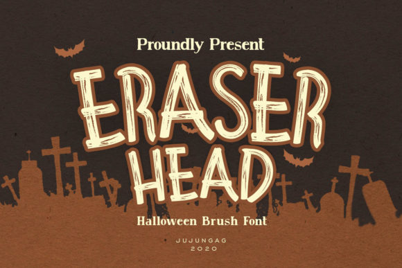 Eraser Head: A Bold Display Font for Digital Design
