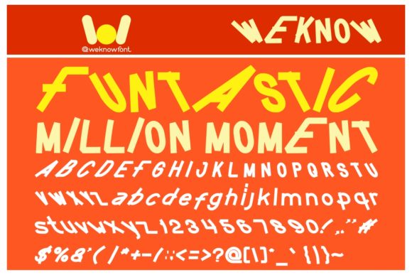 Funtastic Million Moment: A Joyful Display Font for Marketers