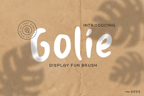 Golie: A Friendly Display Font for Editorial Design