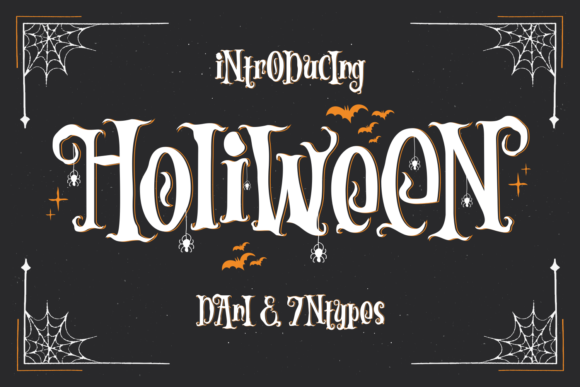Holiween: A Bold Display Font for Web Design