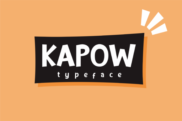 Kapow: A Playful Display Font for Branding