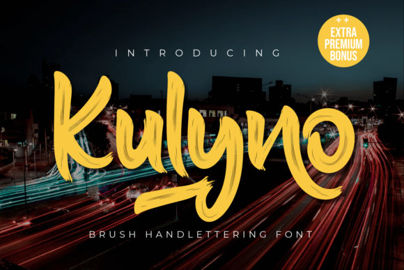 Kulyno: A Bold Display Font for Crafters