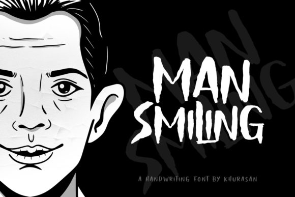 Man Smiling: A Quirky Display Font for Web Design