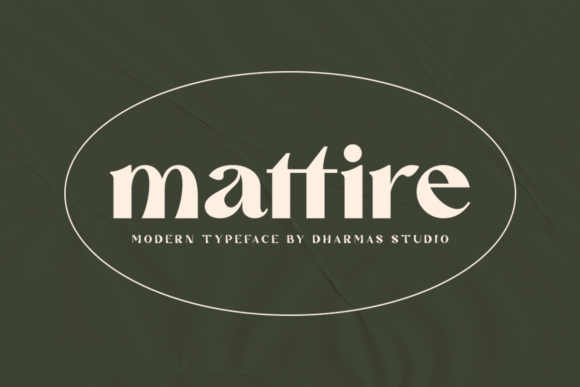Mattire: A Bold Display Font for Makers