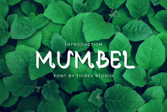 Mumbel: A Fresh Display Font for Brand Identity