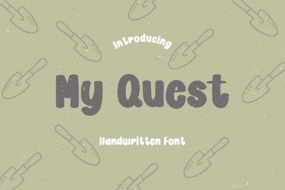 My Quest Font: Bold Display Type for Branding