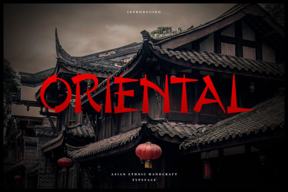 Oriental: A Bold Display Font for Editorial Impact