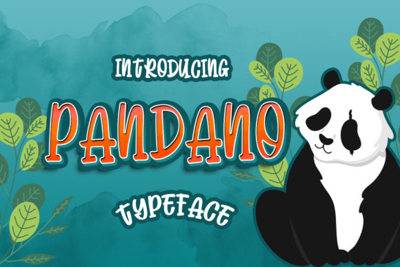 Pandano: A Joyful Display Font for Modern Branding