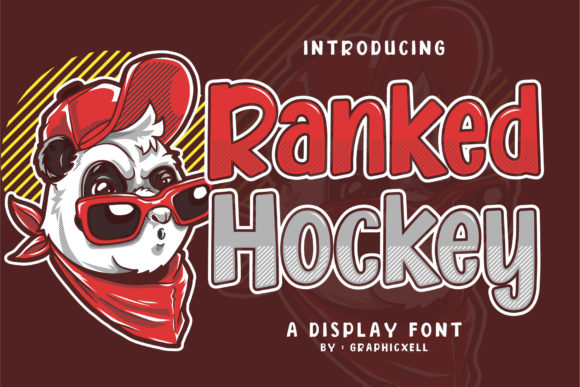 Ranked Hockey: A Bold Display Font for Editorial Impact