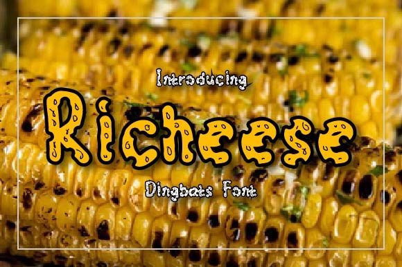 Richeese Font: A Quirky Typeface for Makers