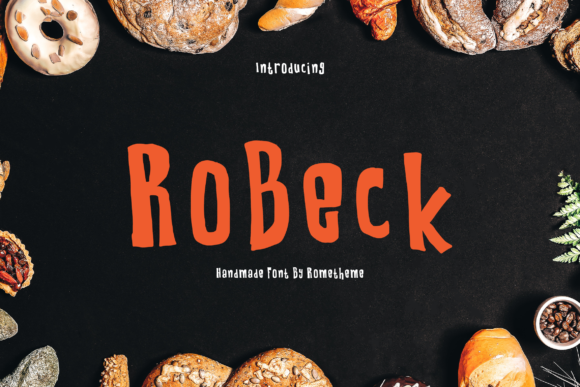 Robeck: A Unique Display Font for Bold Branding