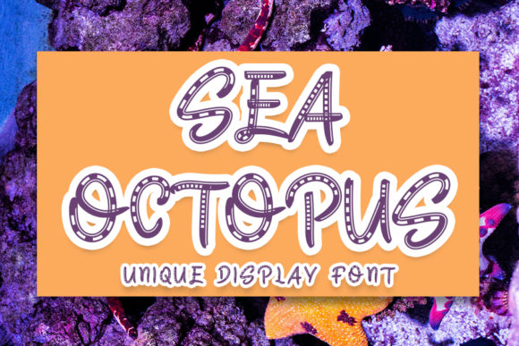 Sea Octopus: A Display Font for Bold Campaigns