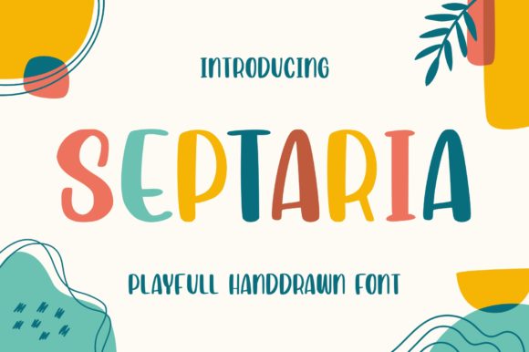 Septaria: A Playful Display Font for Branding