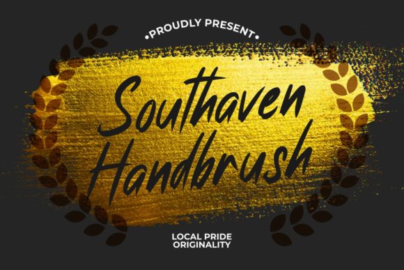 Southaven Handbrush Font for Crafters