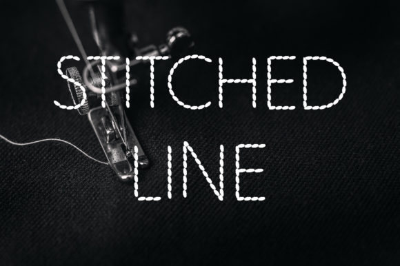 Stitched Line: A Charming Display Font for Makers