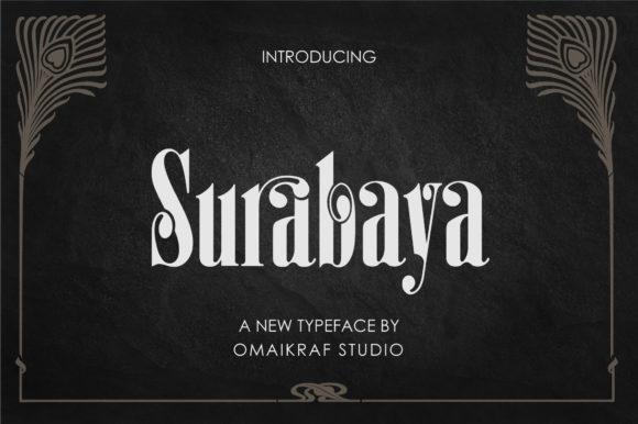 Surabaya: An Elegant Display Font for Branding