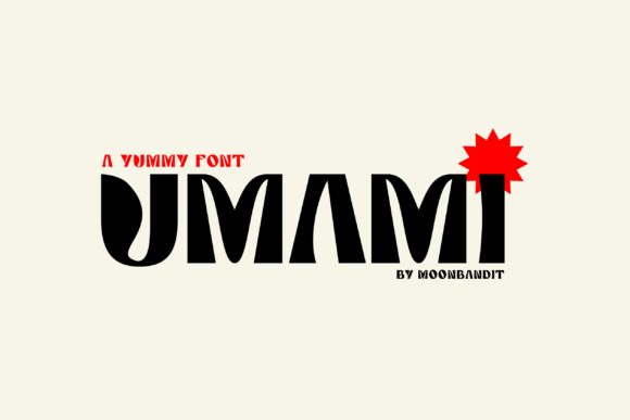 Umami: A Modern Display Font for Branding
