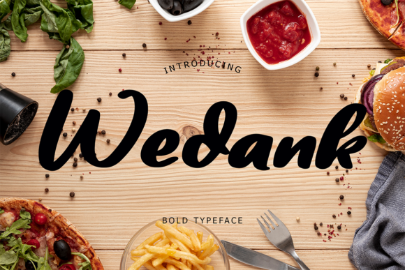 Wedank: A Bold Display Font for Clear Campaigns